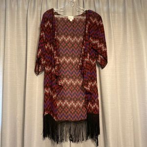 Lularoe Monroe Kimono Cover Up